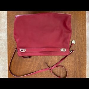 All leather red purse by Skagen